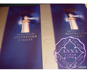 Australia 2002 Deluxe Yearbook Album with all Stamps FV$47.48